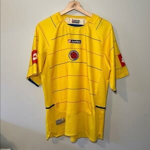 Vintage Lotto Colombia National Team 2004-2006 Home Football Shirt